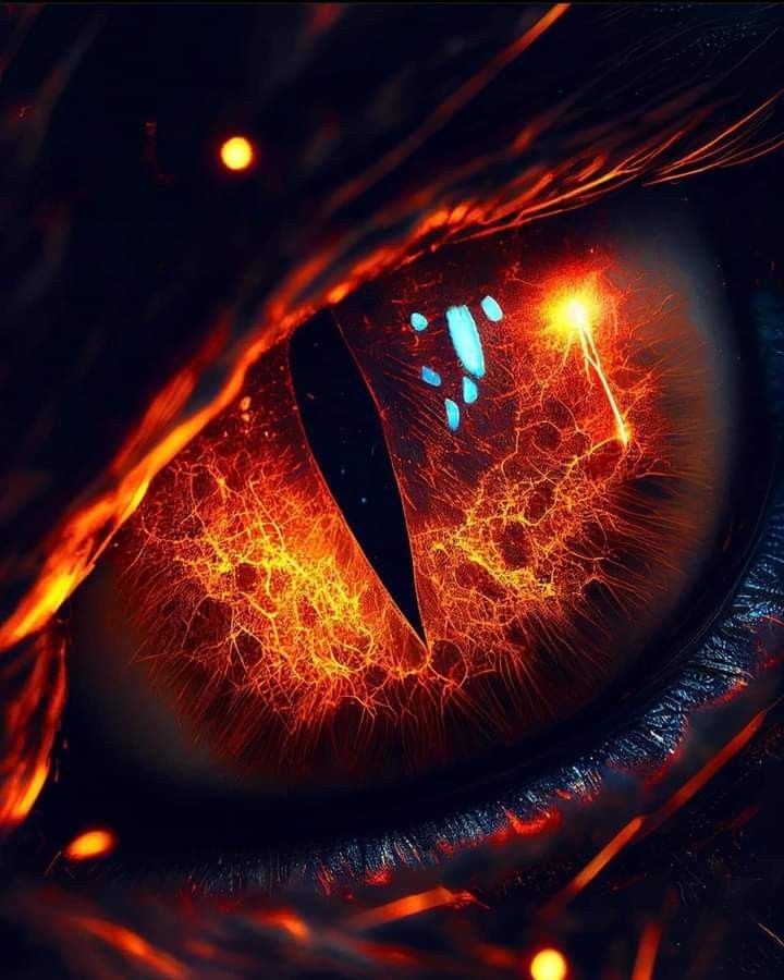 Fiery Dragon Eyes