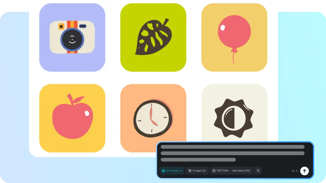 Symbolic and Abstract Icons