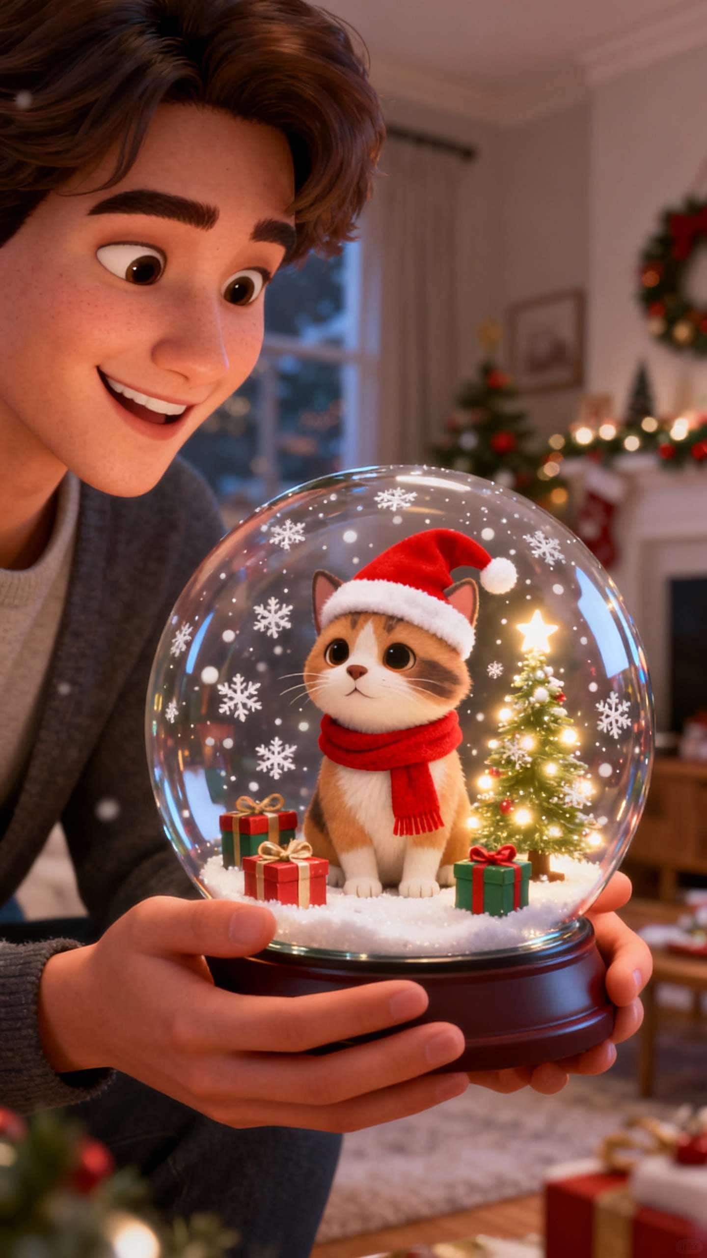 Dynamic Snowfall and Holiday Lighting Effects