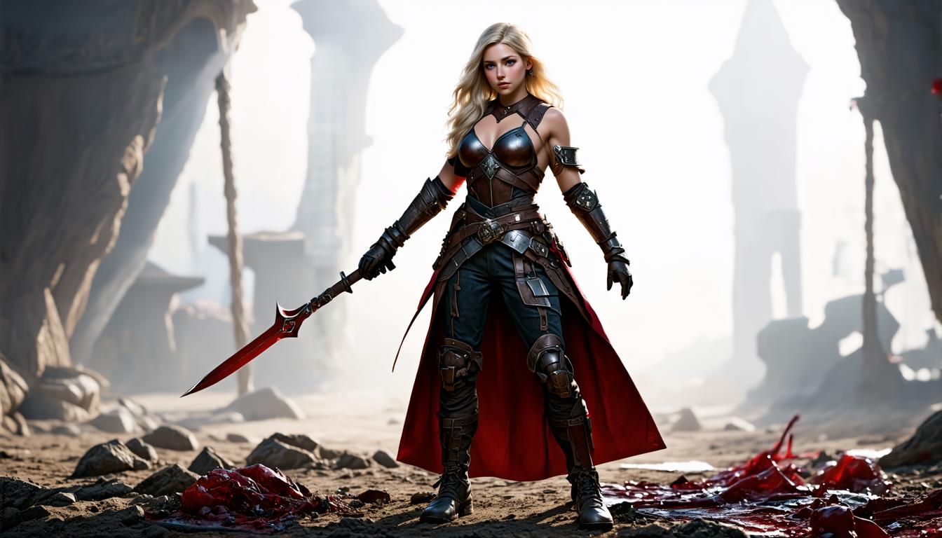 AI Warrior Girl