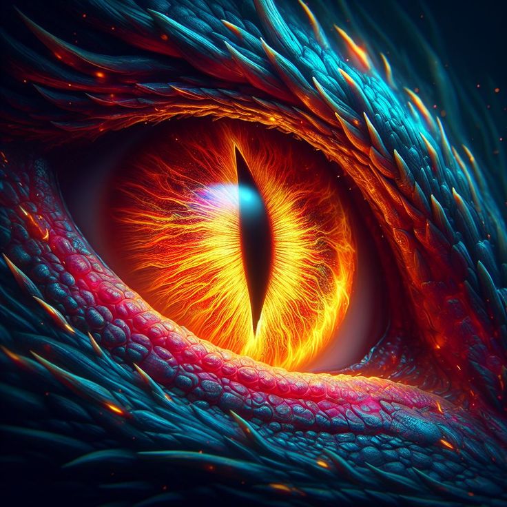 Magical Elemental Dragon Eyes