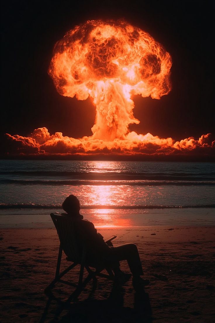 Black-and-White Nuclear Test Aesthetic