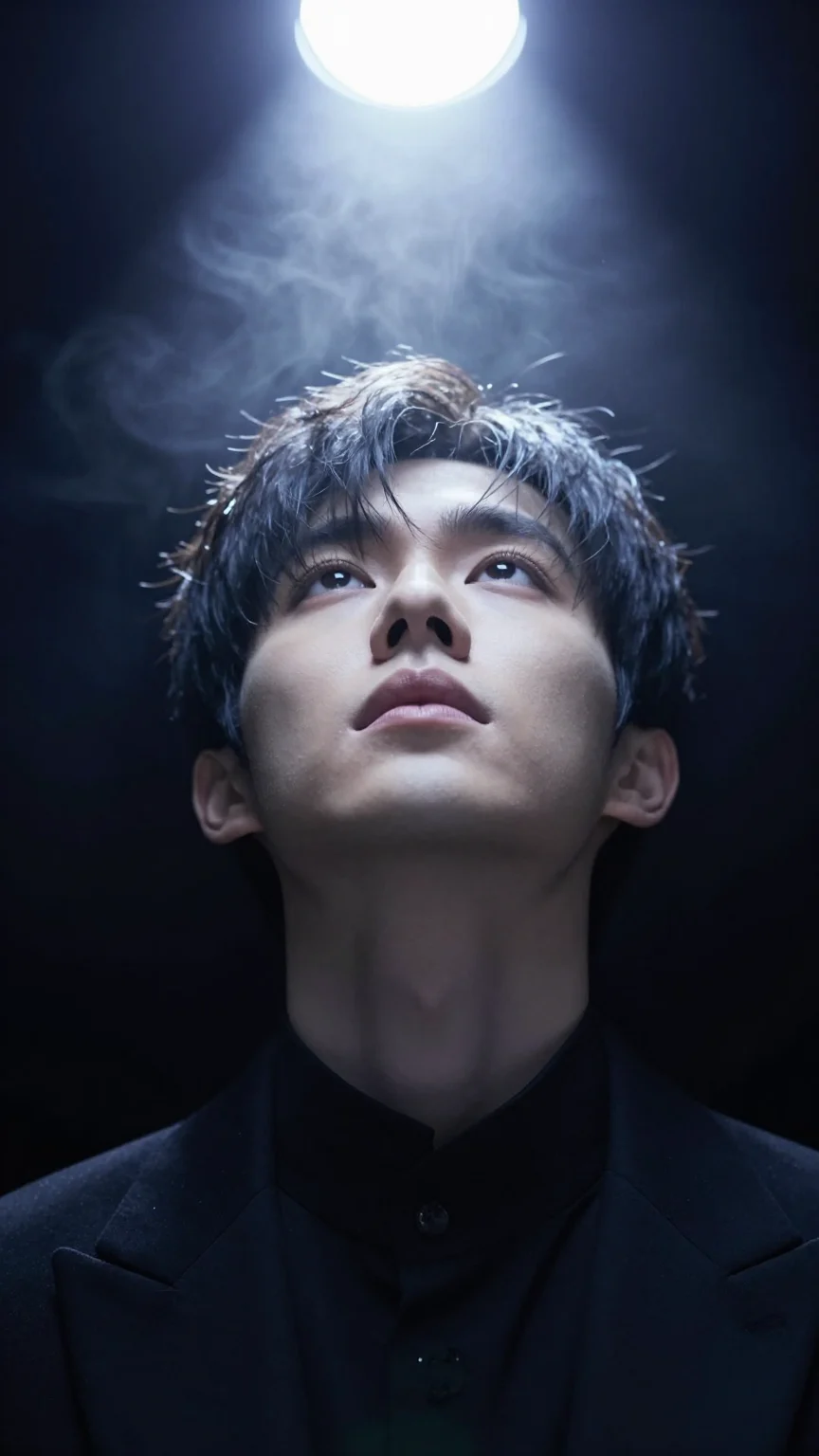 A hyper-realistic cinematic close-up portrait (use upload...
